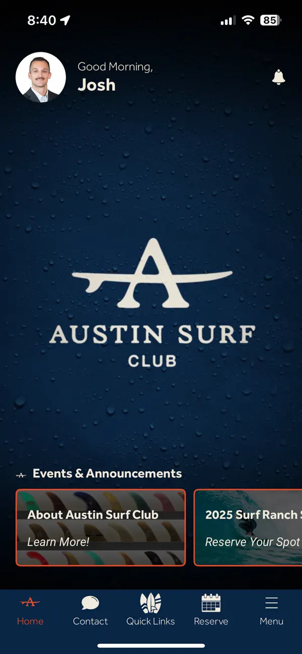 Screenshot #1 pour Austin Surf Club