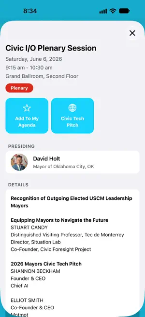U.S. Conference of Mayors screenshot 4