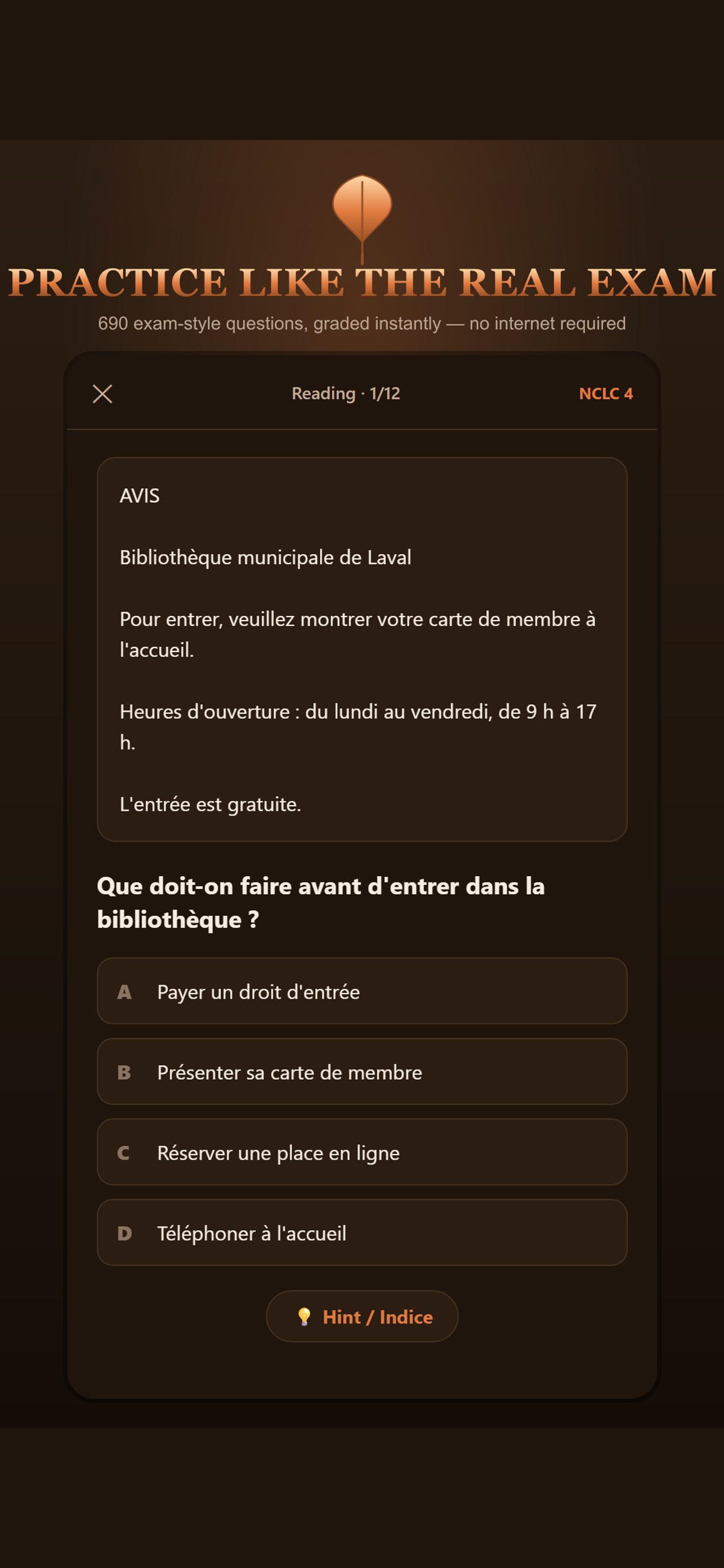 TEF & TCF Canada French Prep screenshot 3