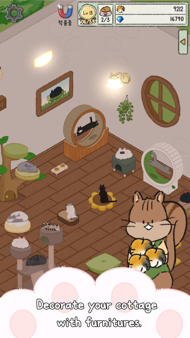 Cat Cottage : healing Idle Screenshot