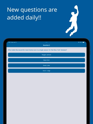 Baseball AI Quiz iPad screenshot