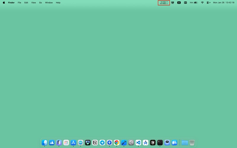 NetSpeedMonitor screenshot 1