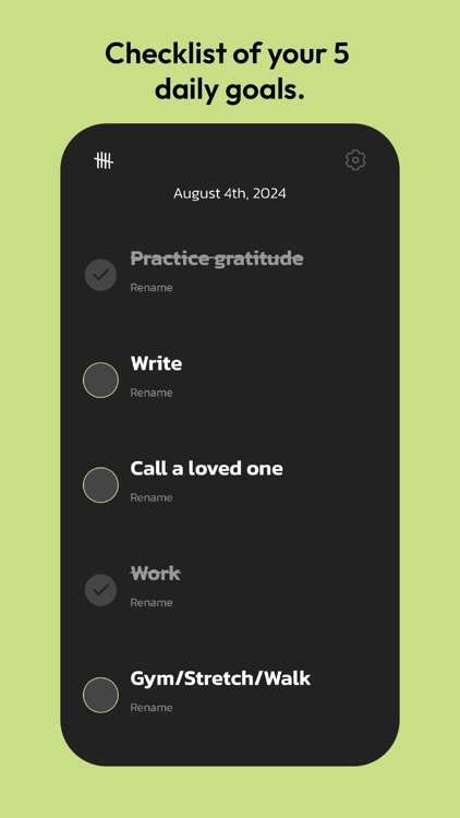 5Goals - Daily Goal Tracker