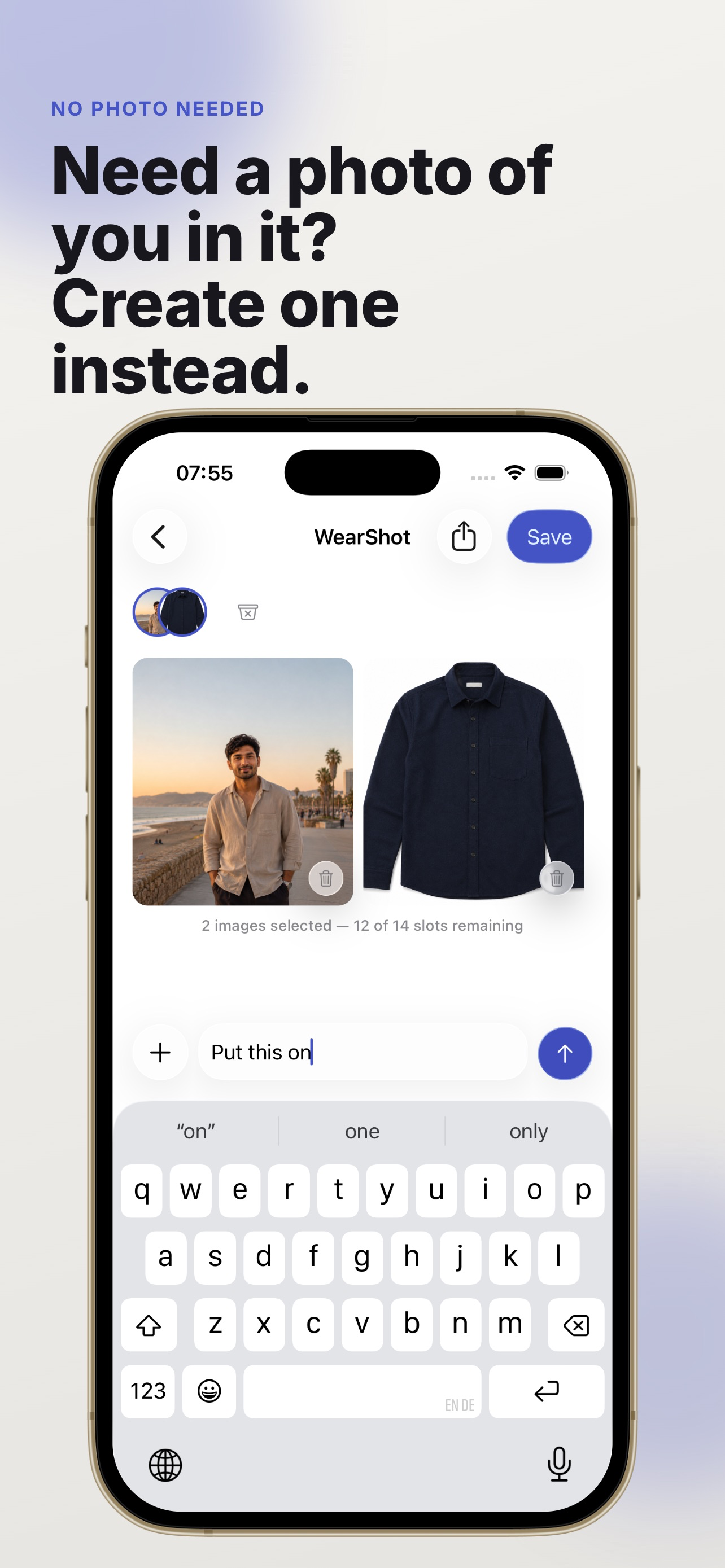 WearShot: AI Clothes Changer screenshot 3