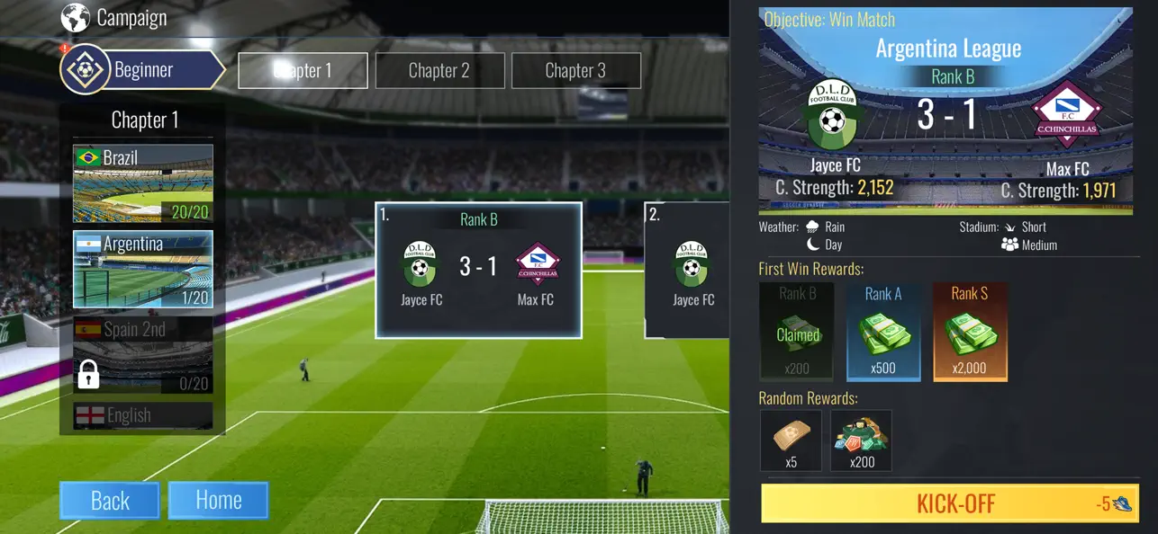 Soccer Dynasty: Club Manager Hack screenshot 3 - game app interface