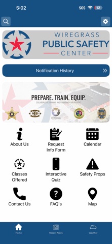 Wiregrass Public Safety Center app screenshot