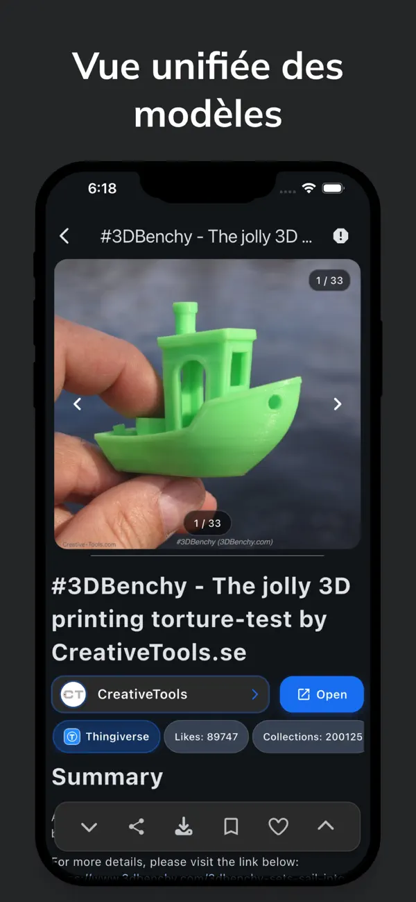 Screenshot #2 pour 3Drop - Thingiverse MakerWorld
