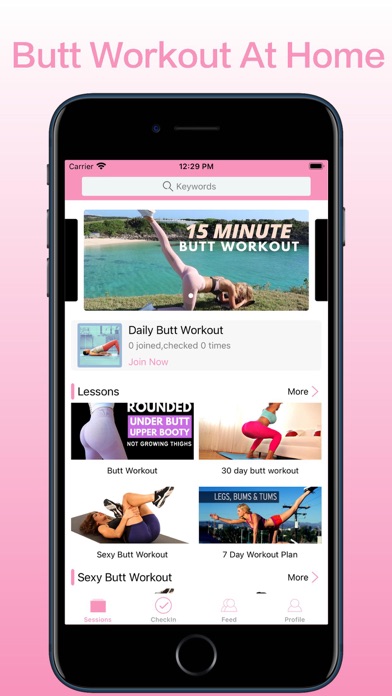 Butt Workout & Female Fitness Screenshot