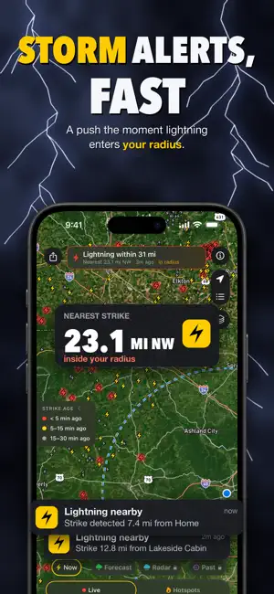 Lightning Tracker: Live Radar screenshot 2