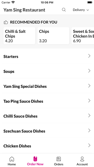Yam Sing Restaurant Screenshot