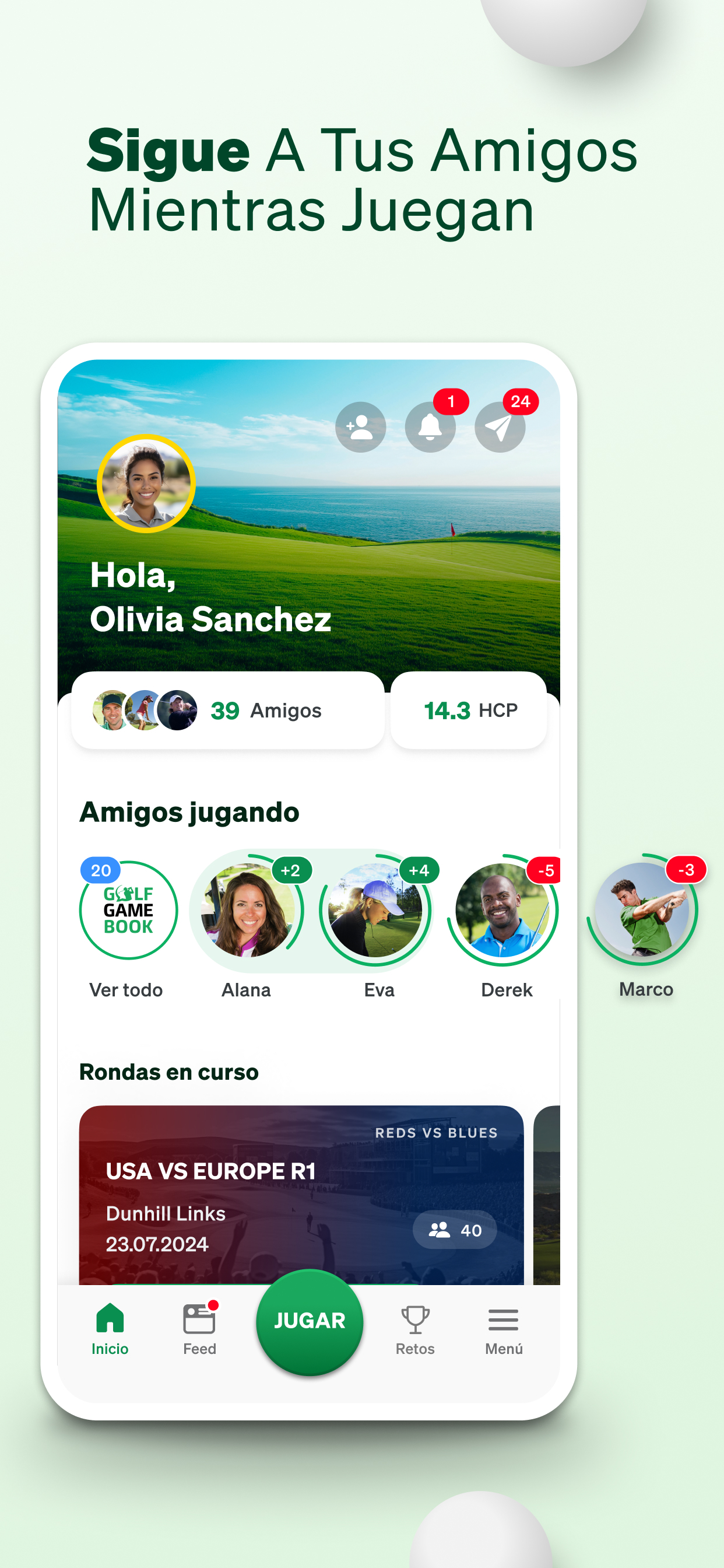 Golf GameBook Puntuación & GPS