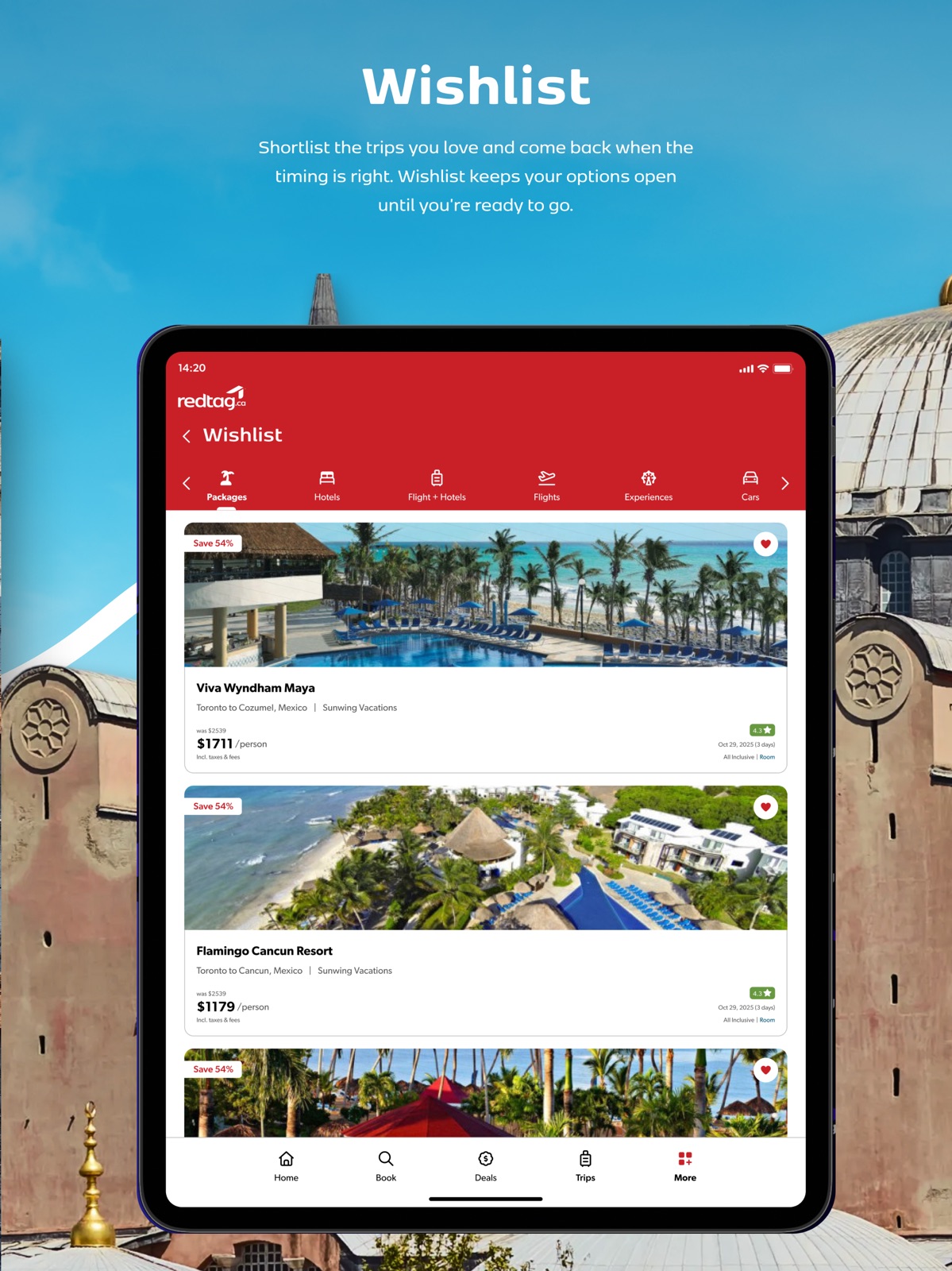 redtag.ca : Travel Deals ipad screenshot 4