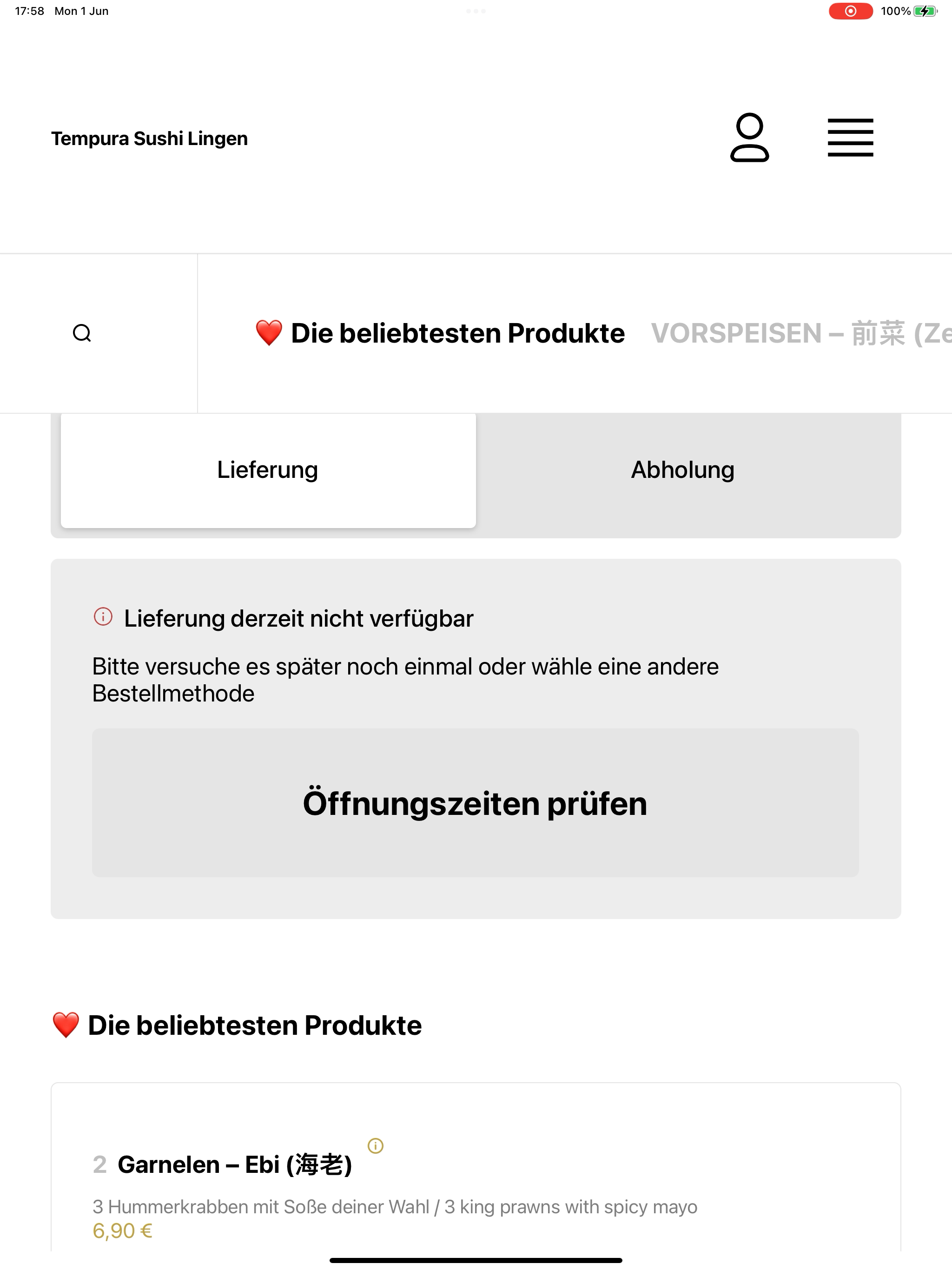 Tempura Sushi Lingen screenshot 7