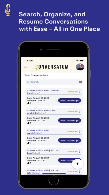Conversatum - AI Transcription screenshot-3