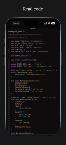 Zedra - Code from anywhere Screenshot 5 of 7