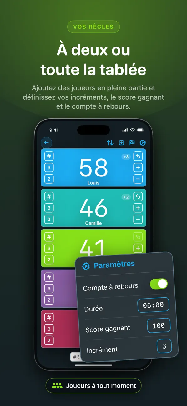 Screenshot #2 pour Marqueur: Compteur de Points