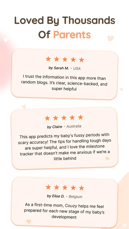 Coozy: Baby Milestone Tracker screenshot 8 of 9