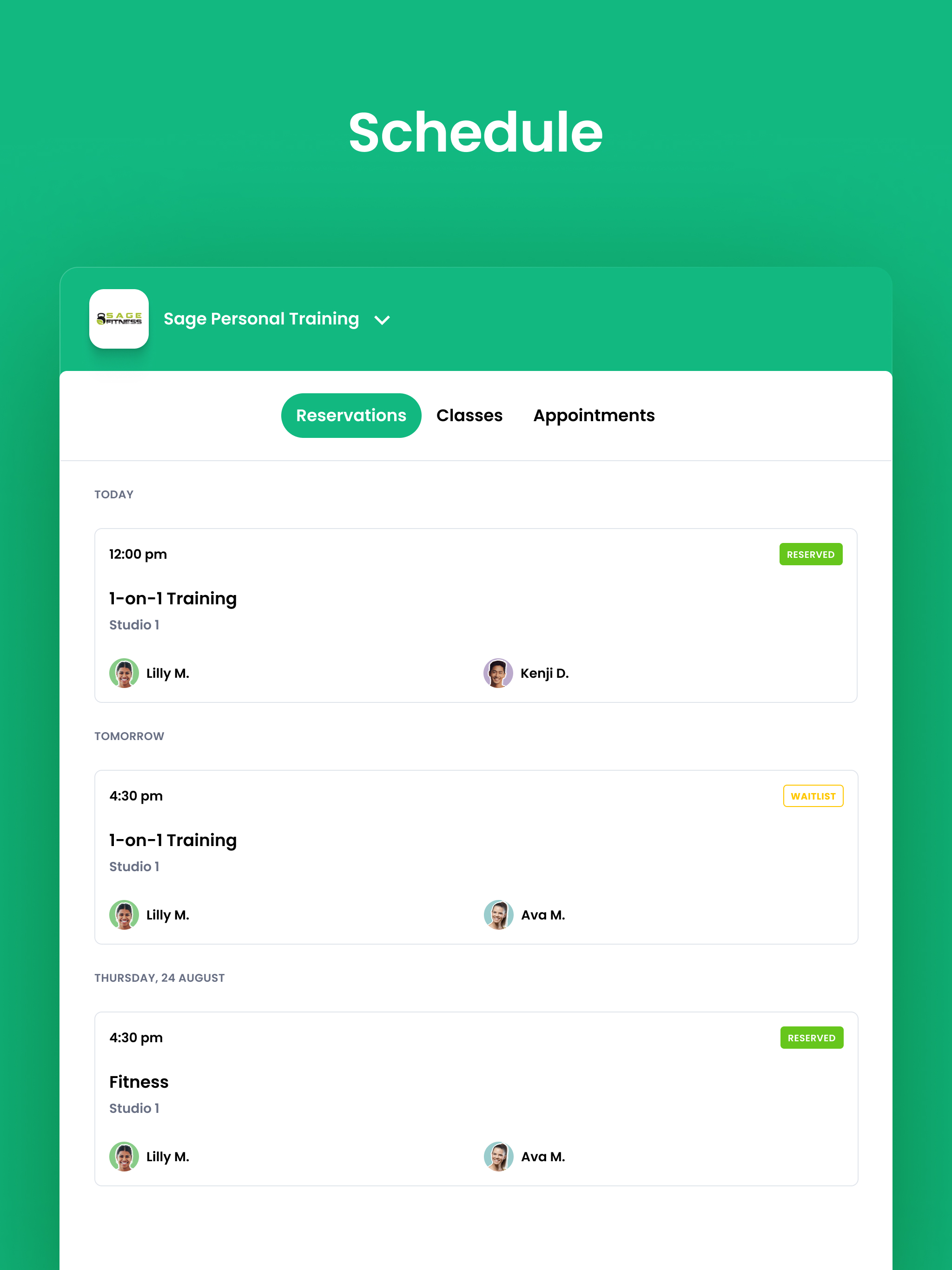 Sage Personal Training screenshot 8
