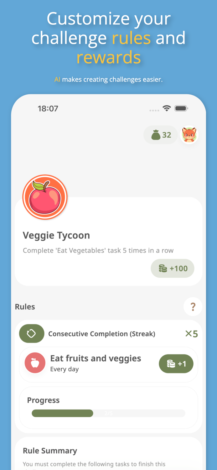 Habit Tracker Goals  Rewards