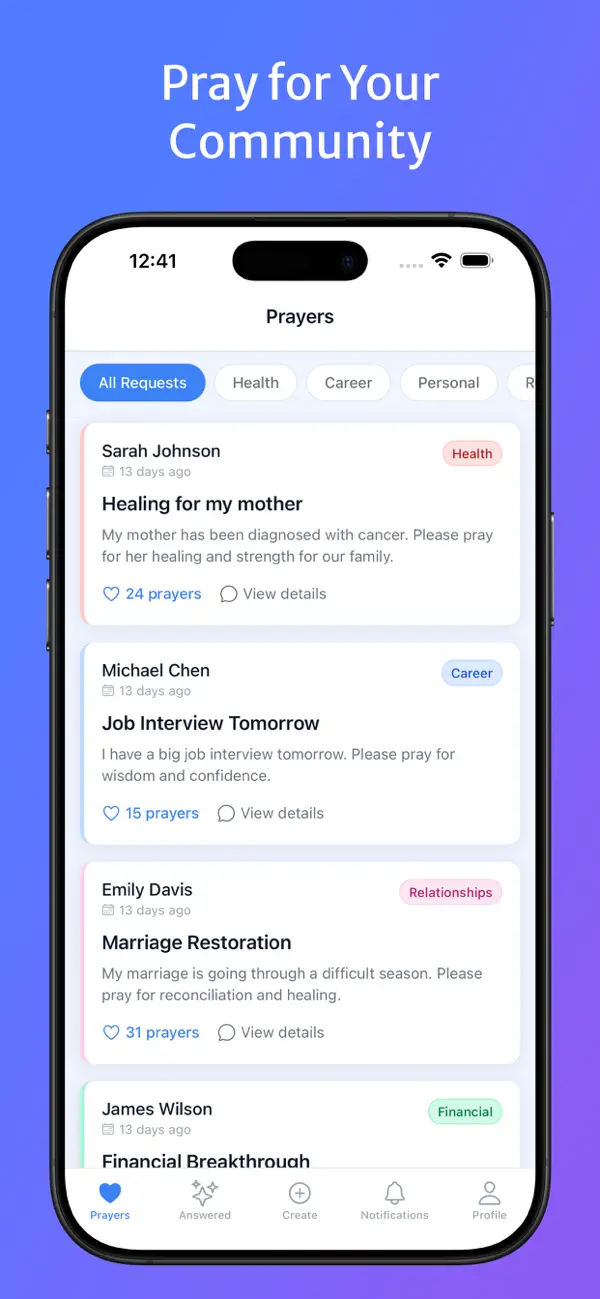 Screenshot #1 pour Prayer Connect - Pray Together