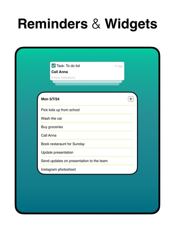 Task: To do list iPad screenshot