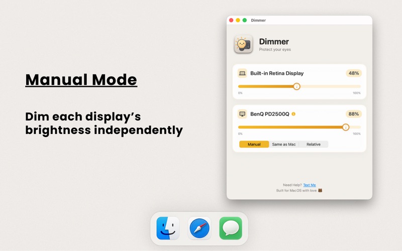 Dimmer – Dim your display screenshot