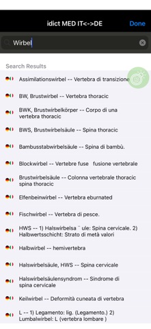 idict med DE-ITA screenshot