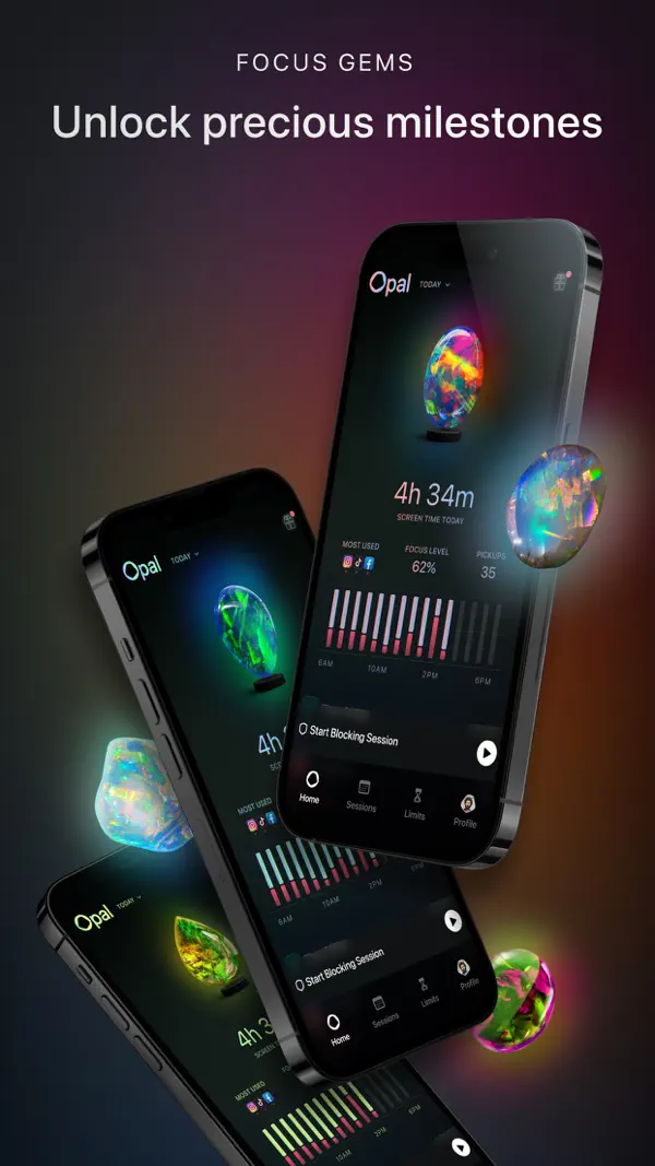 Opal: Wenig Bildschirmzeit iPhone App Screenshot 7 – Produktivität