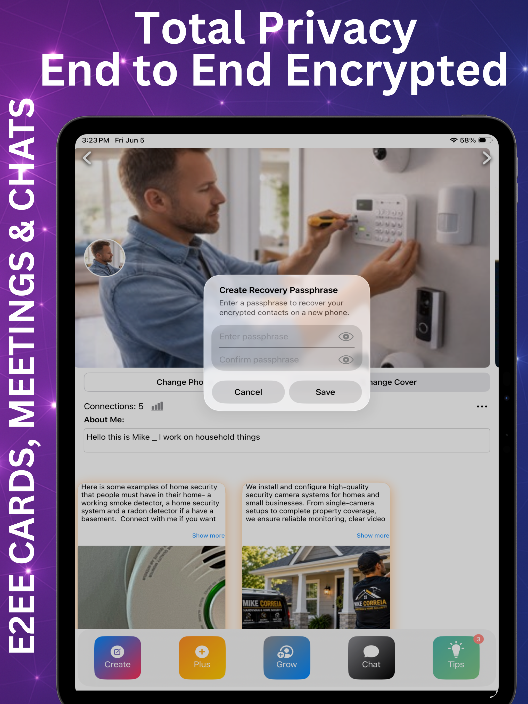 Connect-I: Network & Biz Card