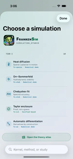 FrankenSim screenshot 1