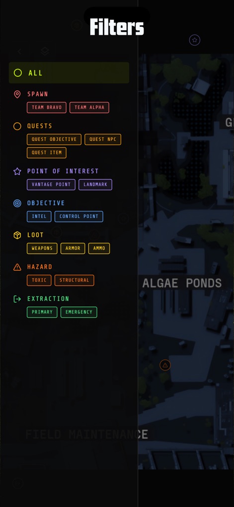 Runner - Marathon Map - runner-marathon-map-filters