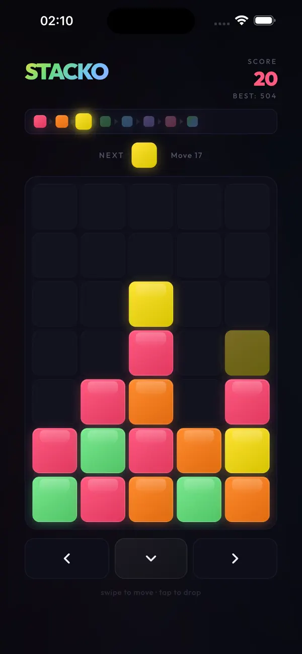 #4. Stacko! (iOS) Von: GORKEM SARI