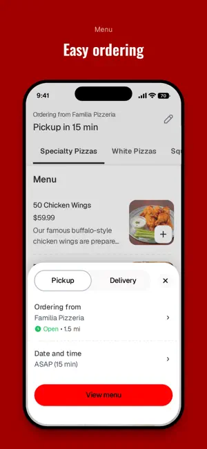 Familia Pizzeria screenshot 3