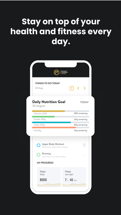 Envision Complete Fitness Screenshot
