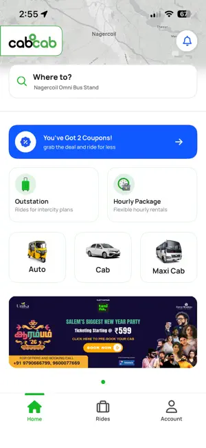 Cabocab screenshot 1