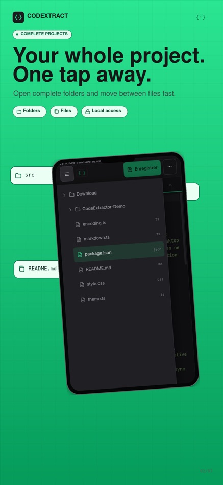 #2. Code Extractor (iOS) Por: LEDOFFYX LTD