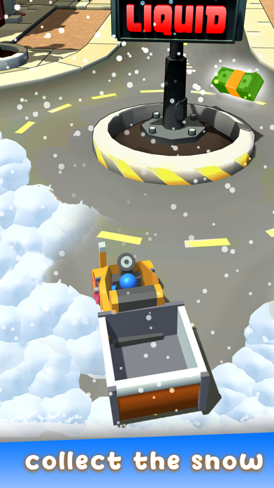 Snow Plow :  Snow Race Game Screenshot
