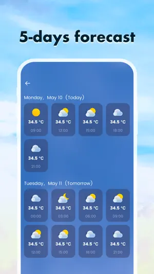 Halo Weather: Weather Forecast screenshot 2