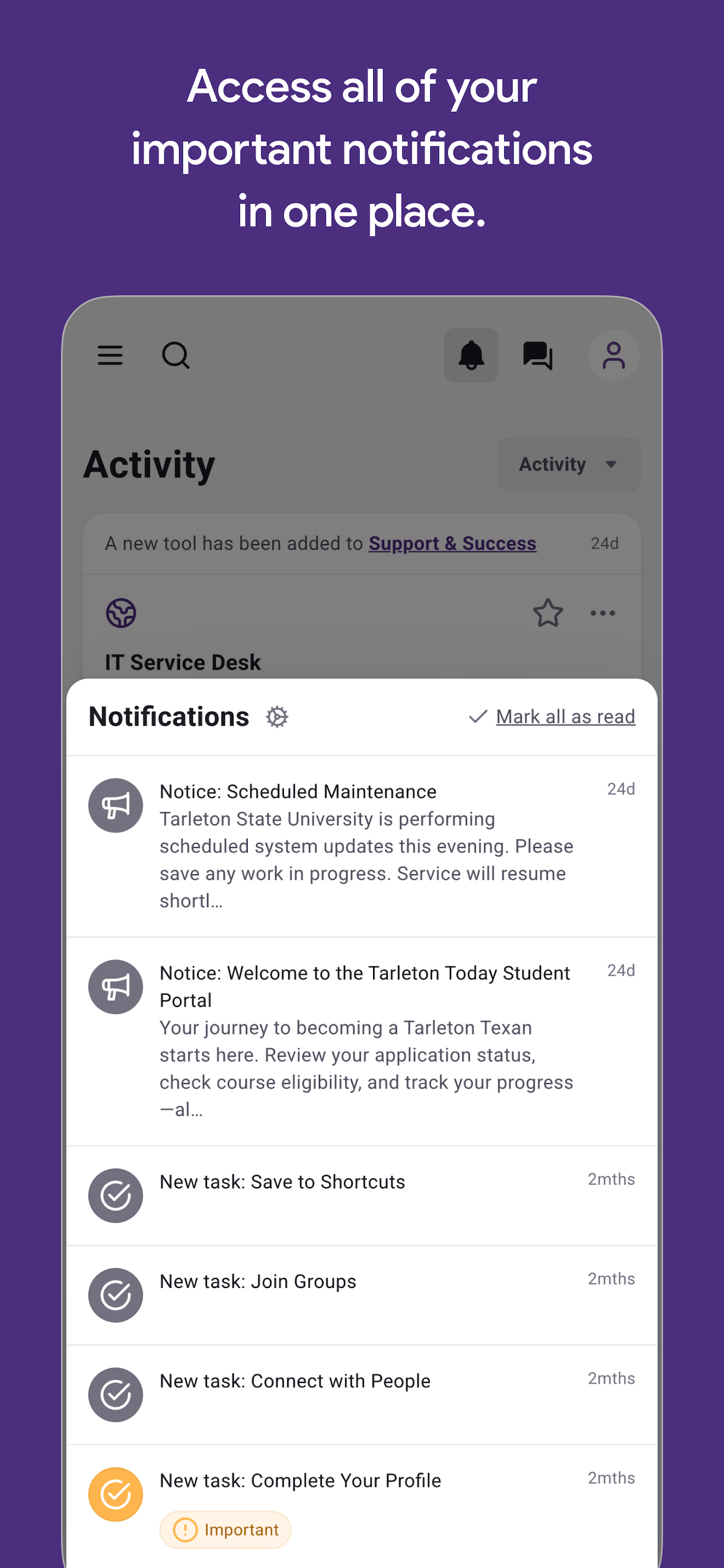 myGateway at Tarleton State screenshot 7