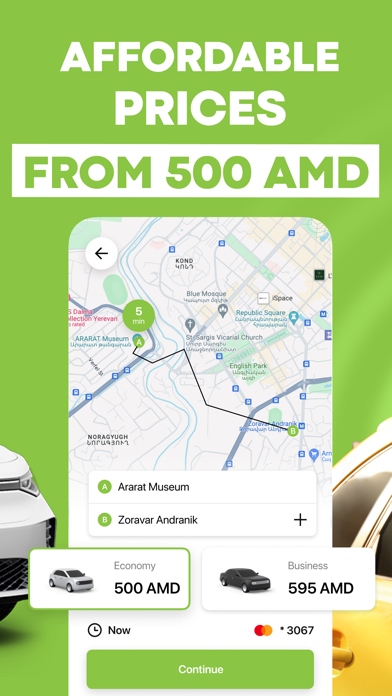 Yerevan Eco Taxi: Order Online Screenshot