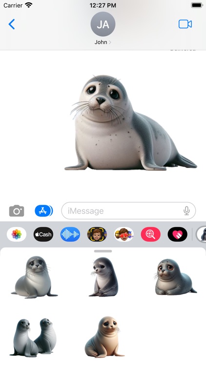 Sad Seal Stickers screenshot-4