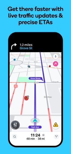 Waze Navigation & Live Traffic screenshot