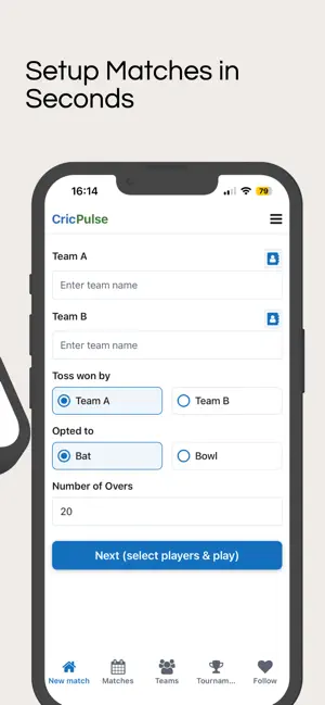 CricPulse-Cricket Scoring App screenshot 3