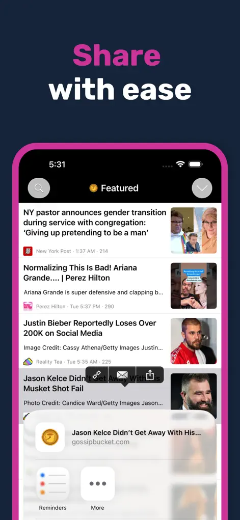 Gossip Bucket Celebrity News - News App | MWM