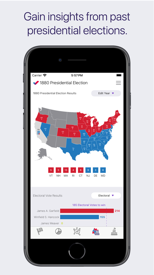 #4. Ballotics: Election Data & Map (iOS) 由: Antwon Key
