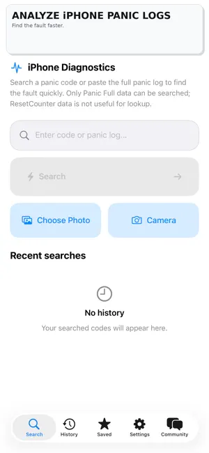 Panic Lookup Pro screenshot 2