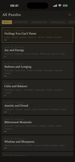 Screenshot von Lexisynap auf dem iPhone 4