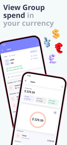 Split Money: Bills & Expenses iPhone screenshot