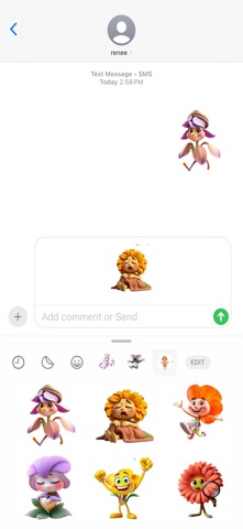 奇思花朵贴纸 screenshot