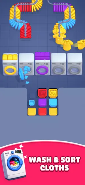 Laundry Time : Color Sort screenshot 2